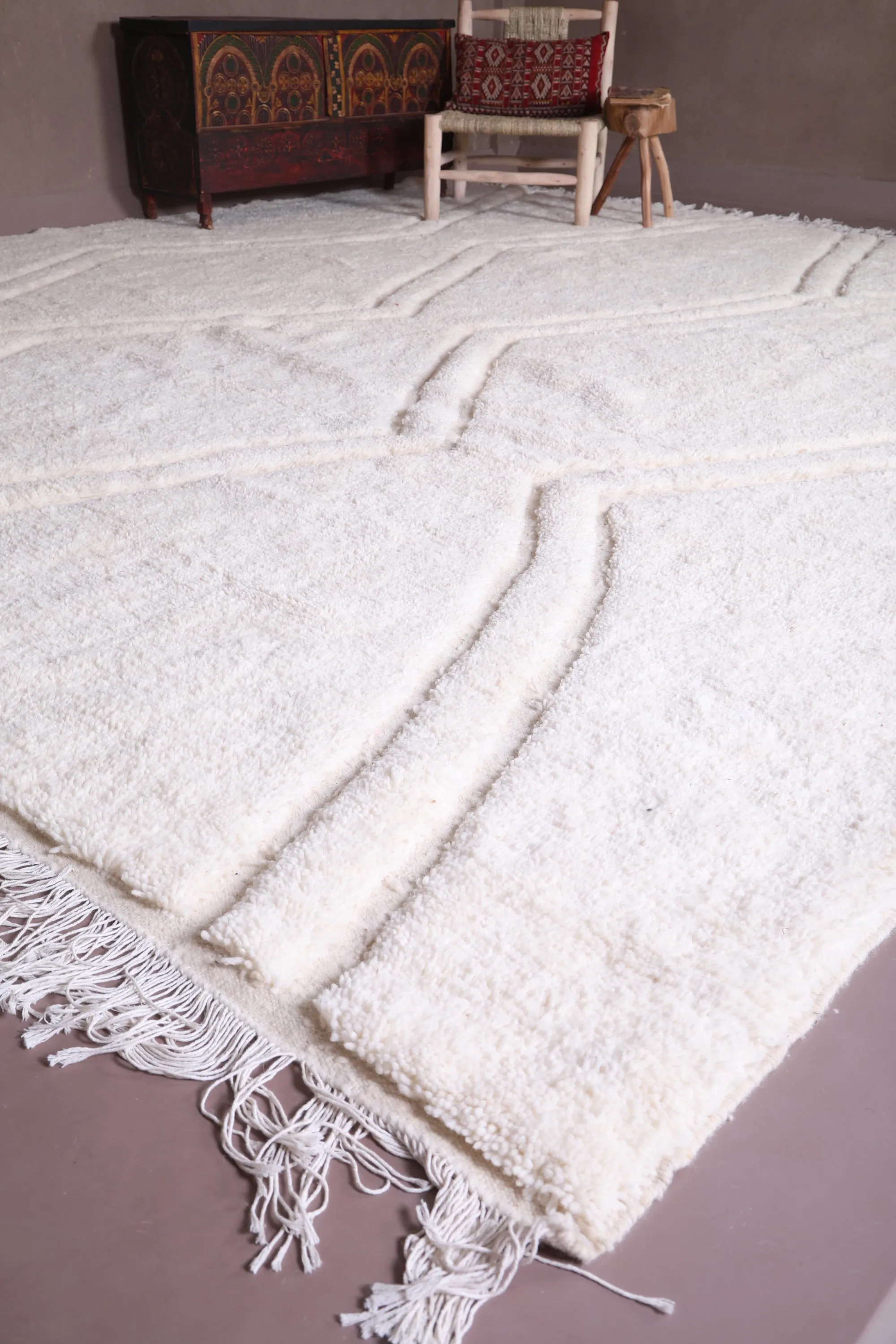 Beni ourain rug - Custom Moroccan area rug - Morocco rug