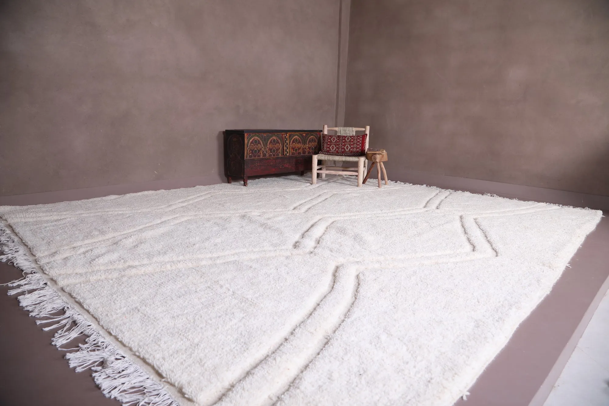 Beni ourain rug - Custom Moroccan area rug - Morocco rug