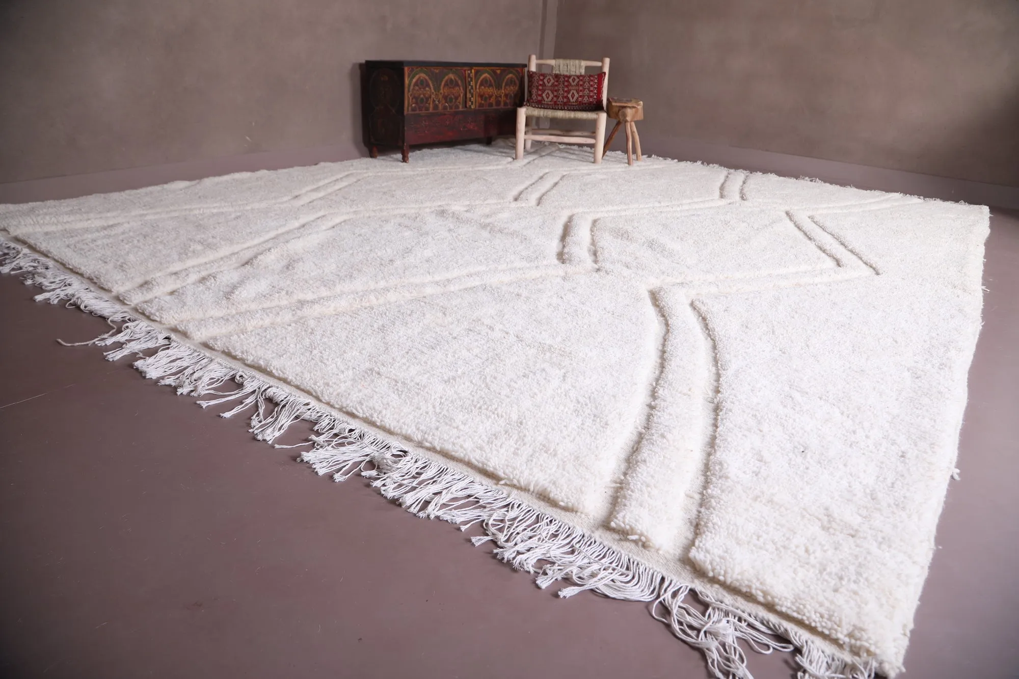 Beni ourain rug - Custom Moroccan area rug - Morocco rug