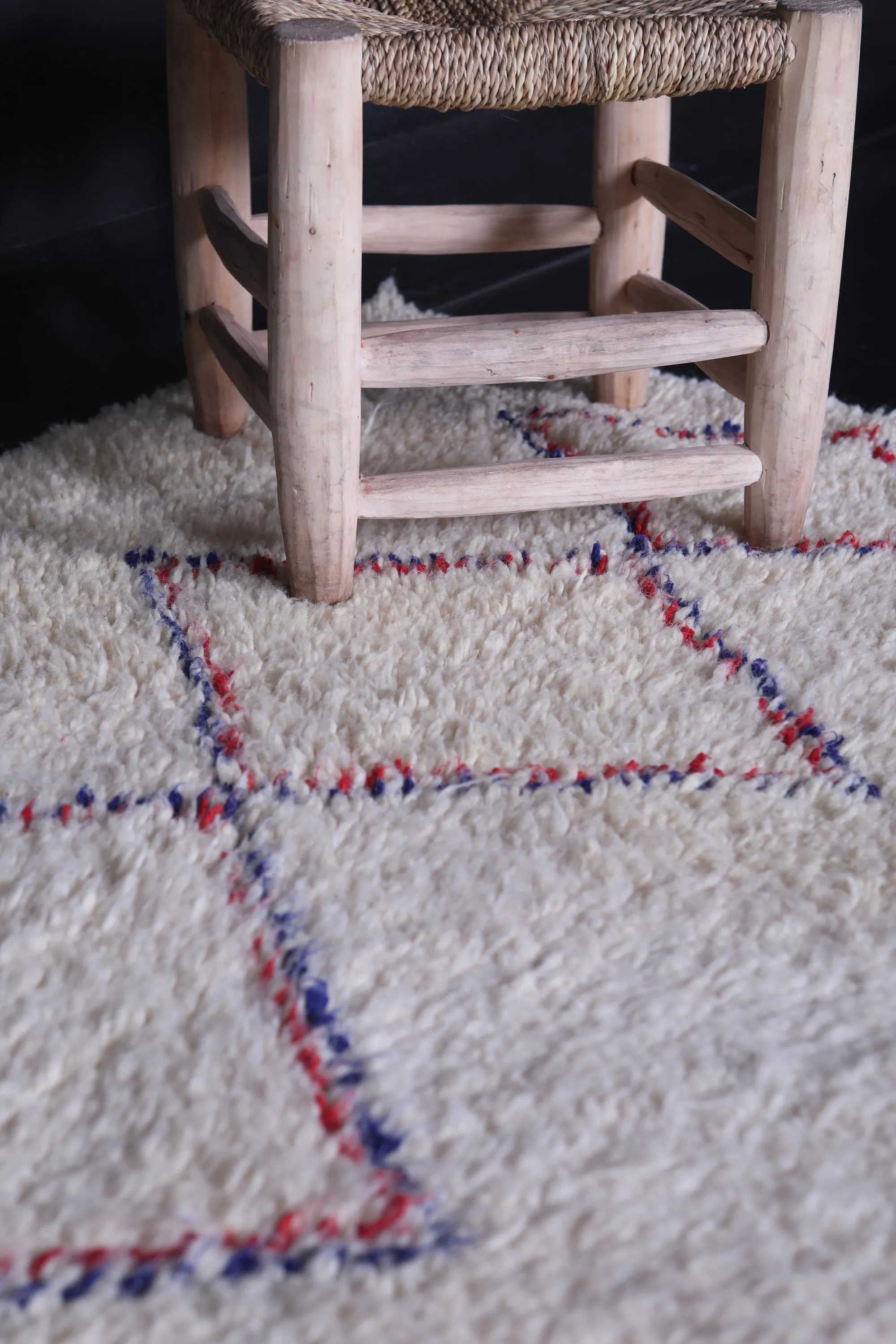 Berber Area Rug – 2.9 x 4.3 ft Handwoven Multicolor Rug