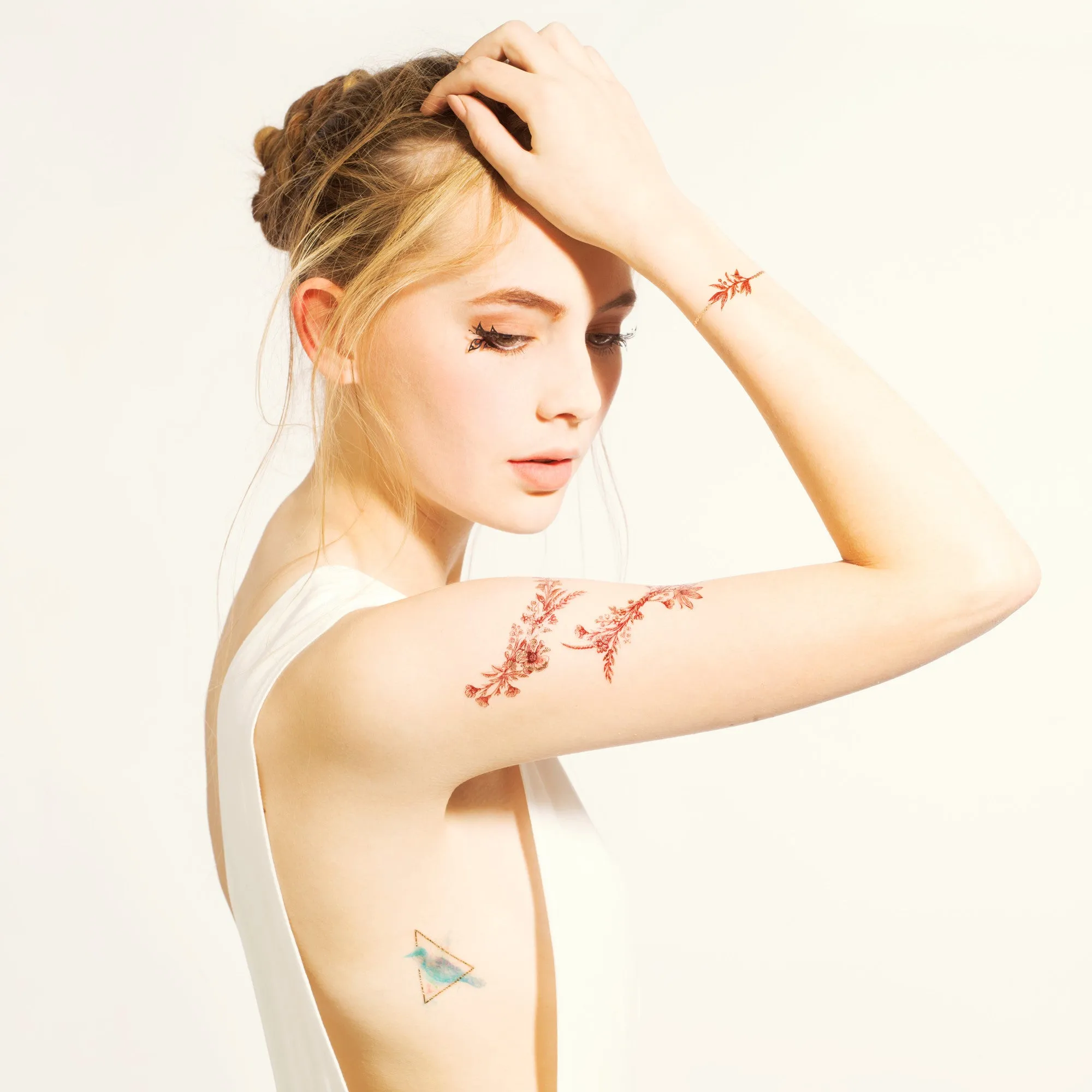 Blue Bird Temporary Tattoo