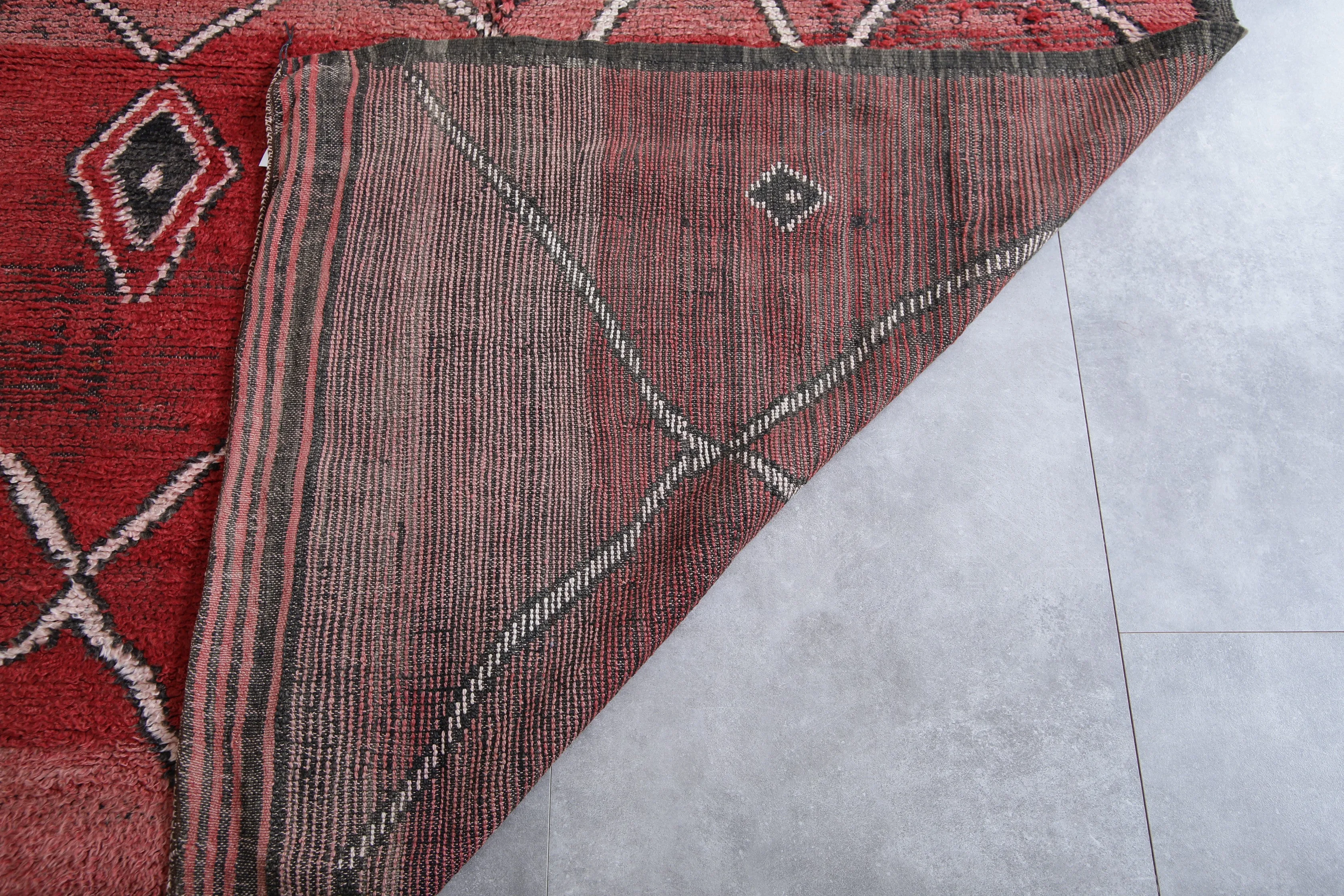 Boujaad Moroccan Rug with Diamond Patterns - 6.3 x 12 Feet