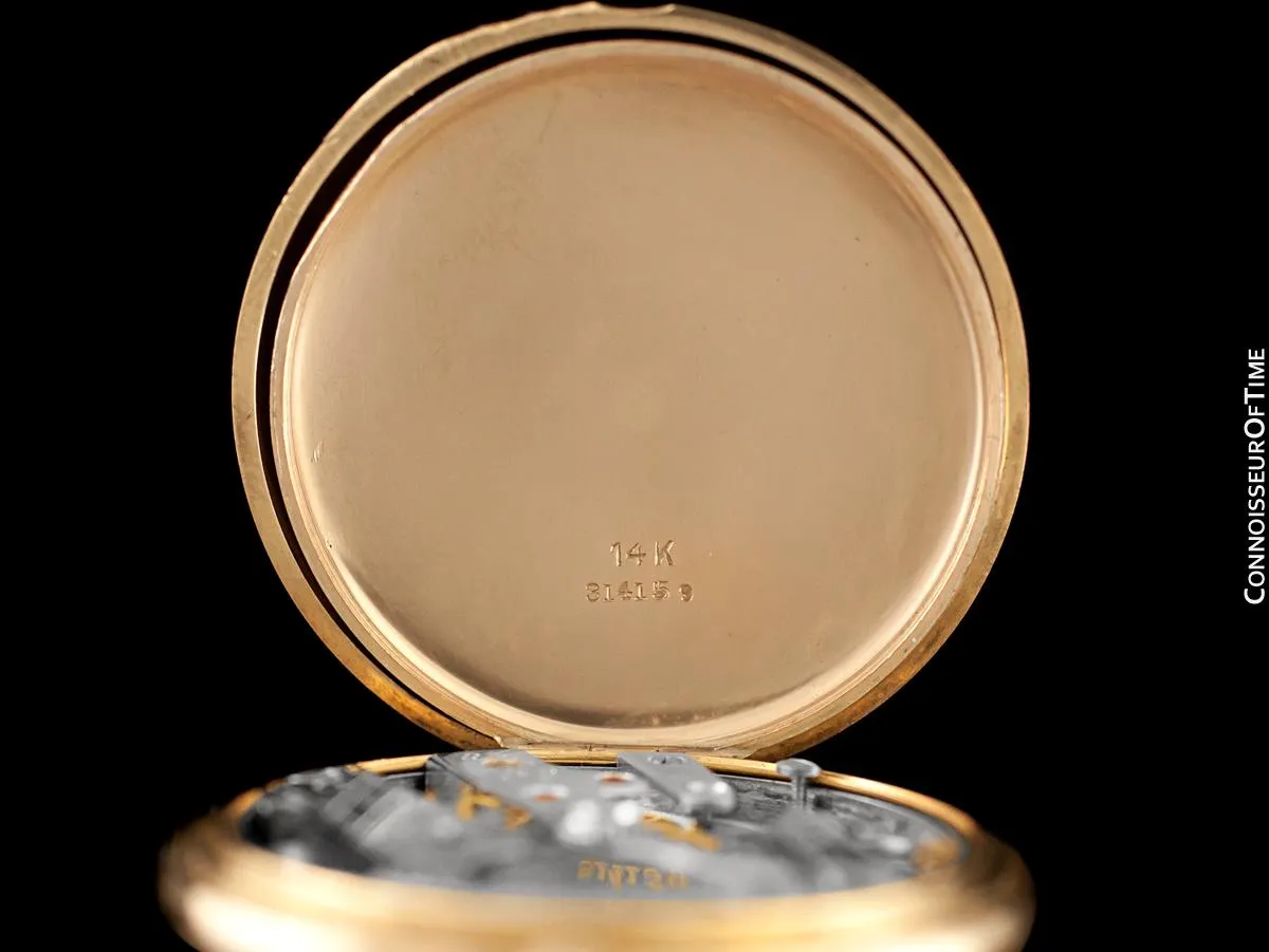 c. 1915 Vacheron & Constantin for Edwards & Le Bron Pocket Watch - 44.5MM, 14K Gold