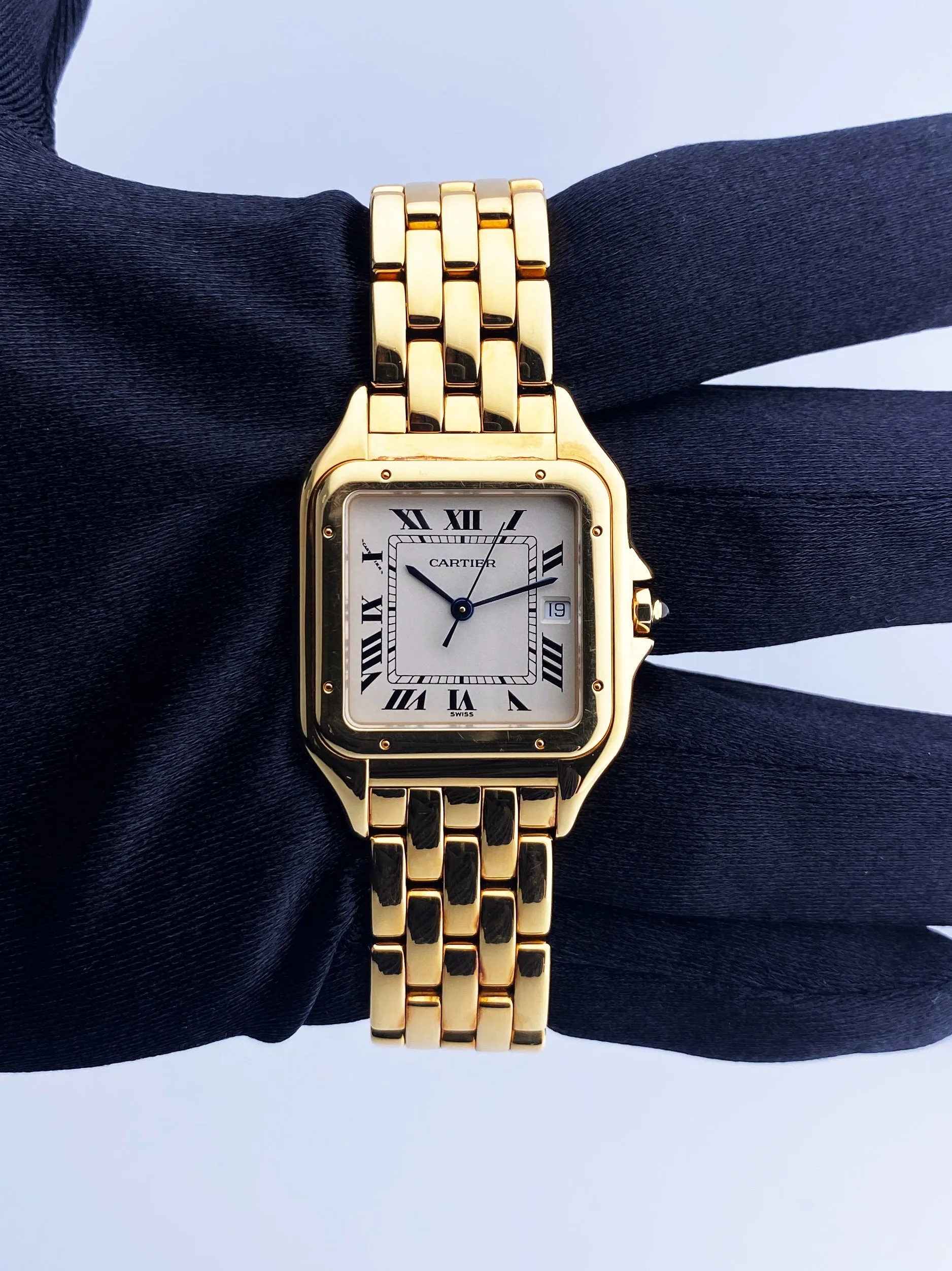 Cartier Panthere Large 1060 18K Yellow Gold Mens Watch