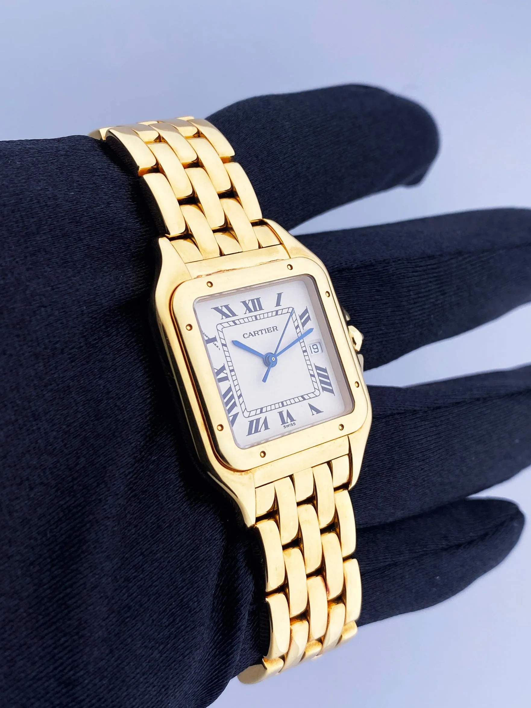 Cartier Panthere Large 1060 18K Yellow Gold Mens Watch