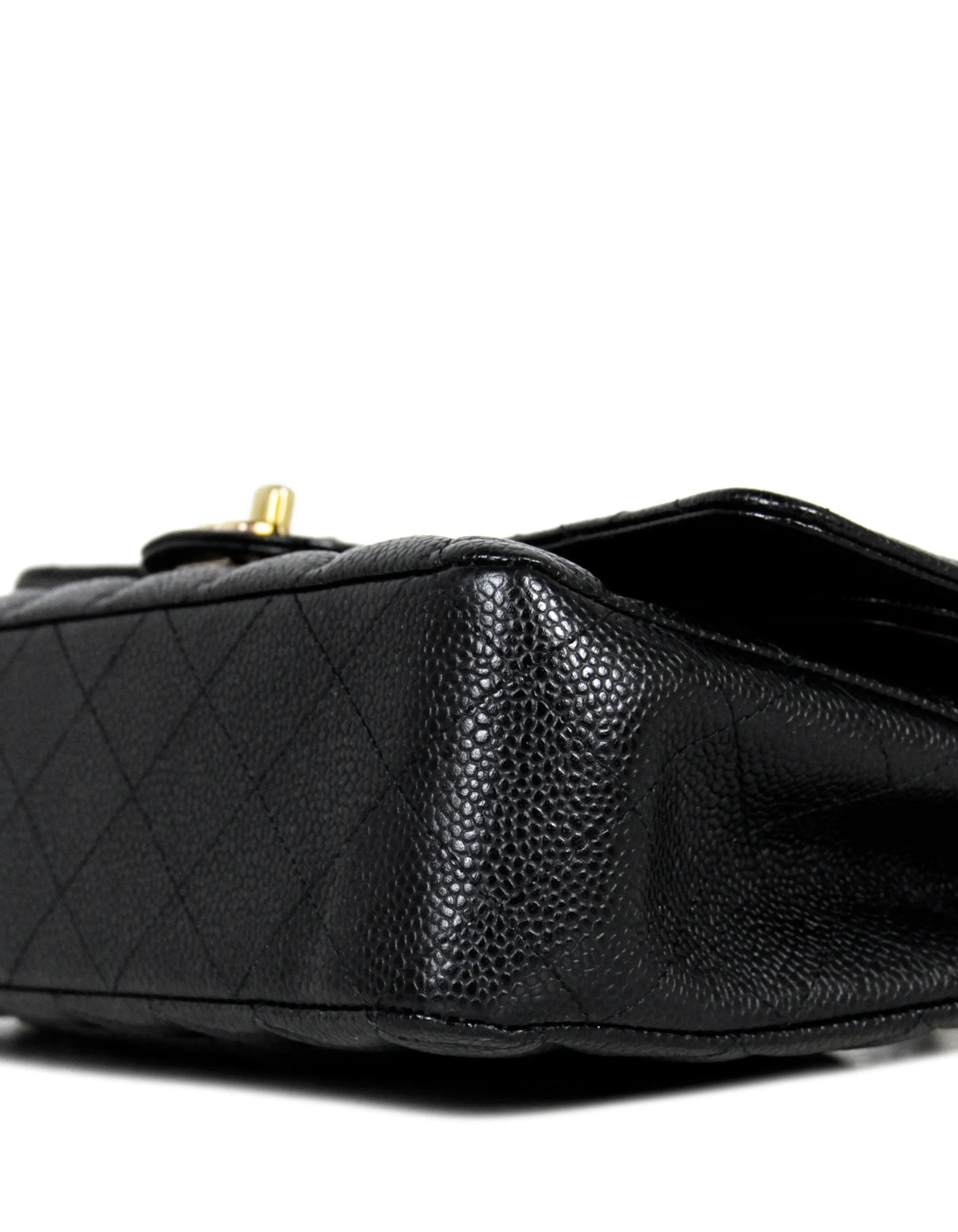 Chanel Black Caviar Medium Double Flap Classic GHW