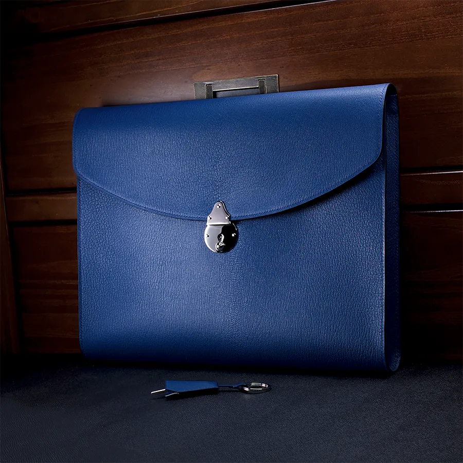 Chester French Chèvre Leather Folio