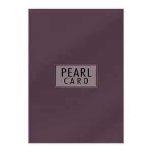 Chloes A4 Luxury Pearl Card 10 Sheets Ruby