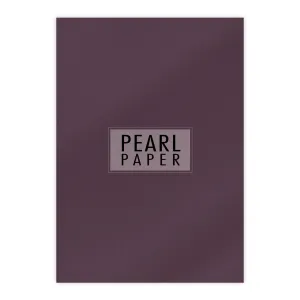 Chloes A4 Luxury Pearl Paper 10 Sheets Ruby