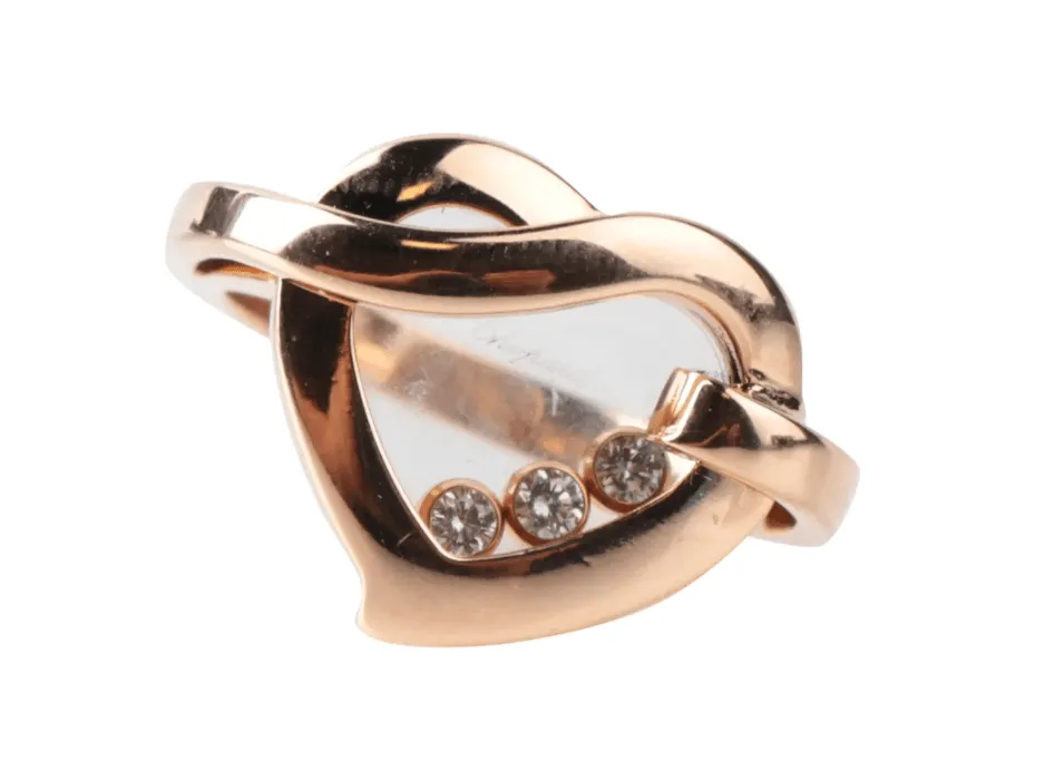 Chopard Happy Diamonds Icons Ring Size 6.5