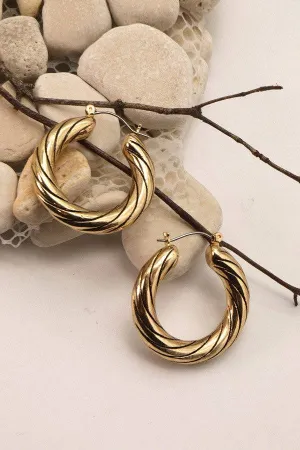 Classic Antique Hoop Earrings
