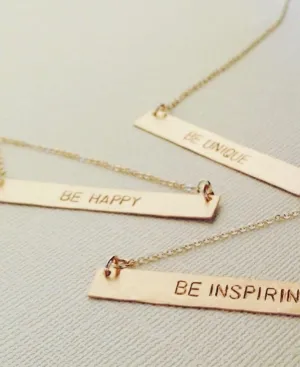 Classic Bar Necklace