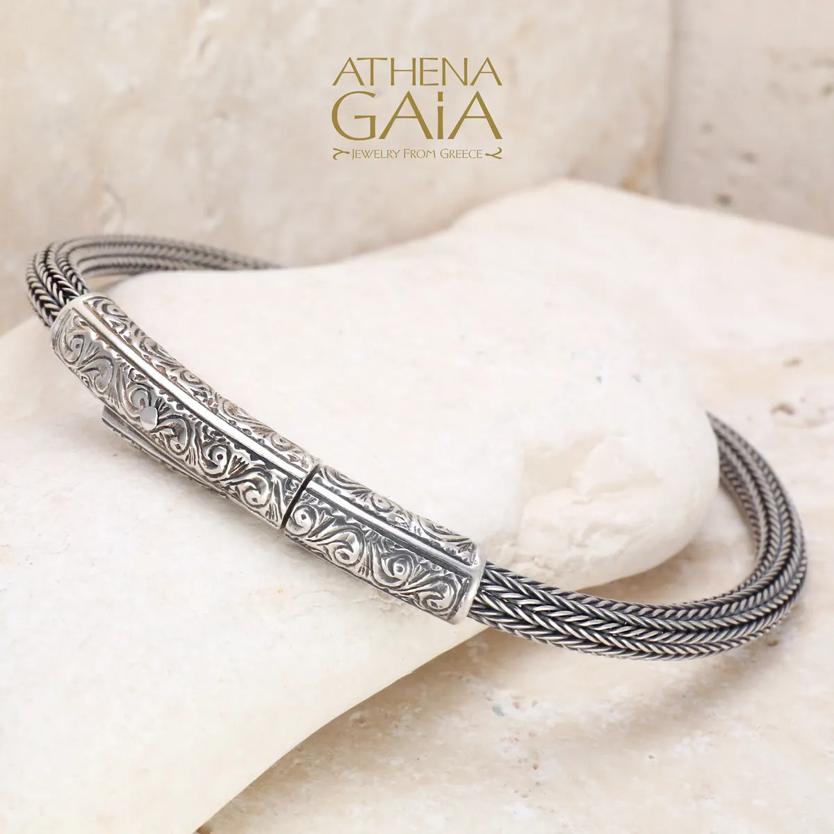 Classic Silver Strap Bracelet
