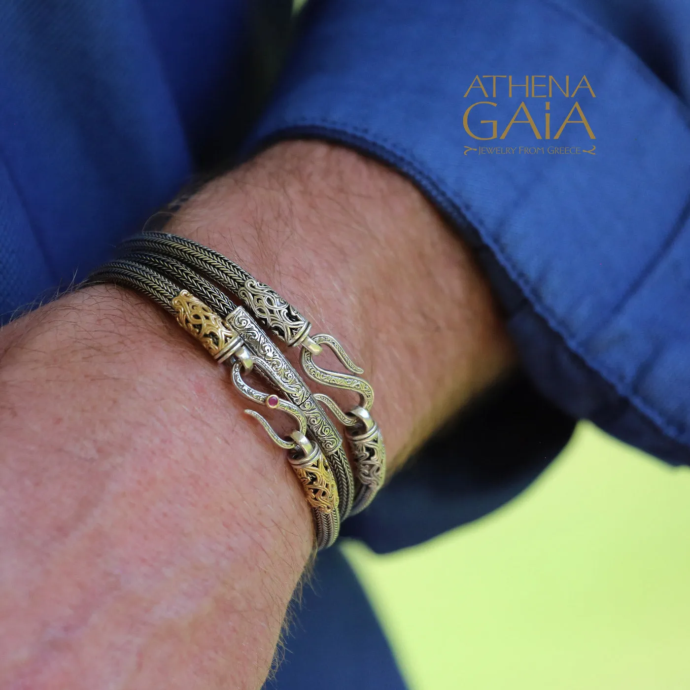 Classic Silver Strap Bracelet