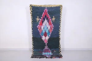 Colorful Boucherouite Rug – 3.2 x 6.7 Feet