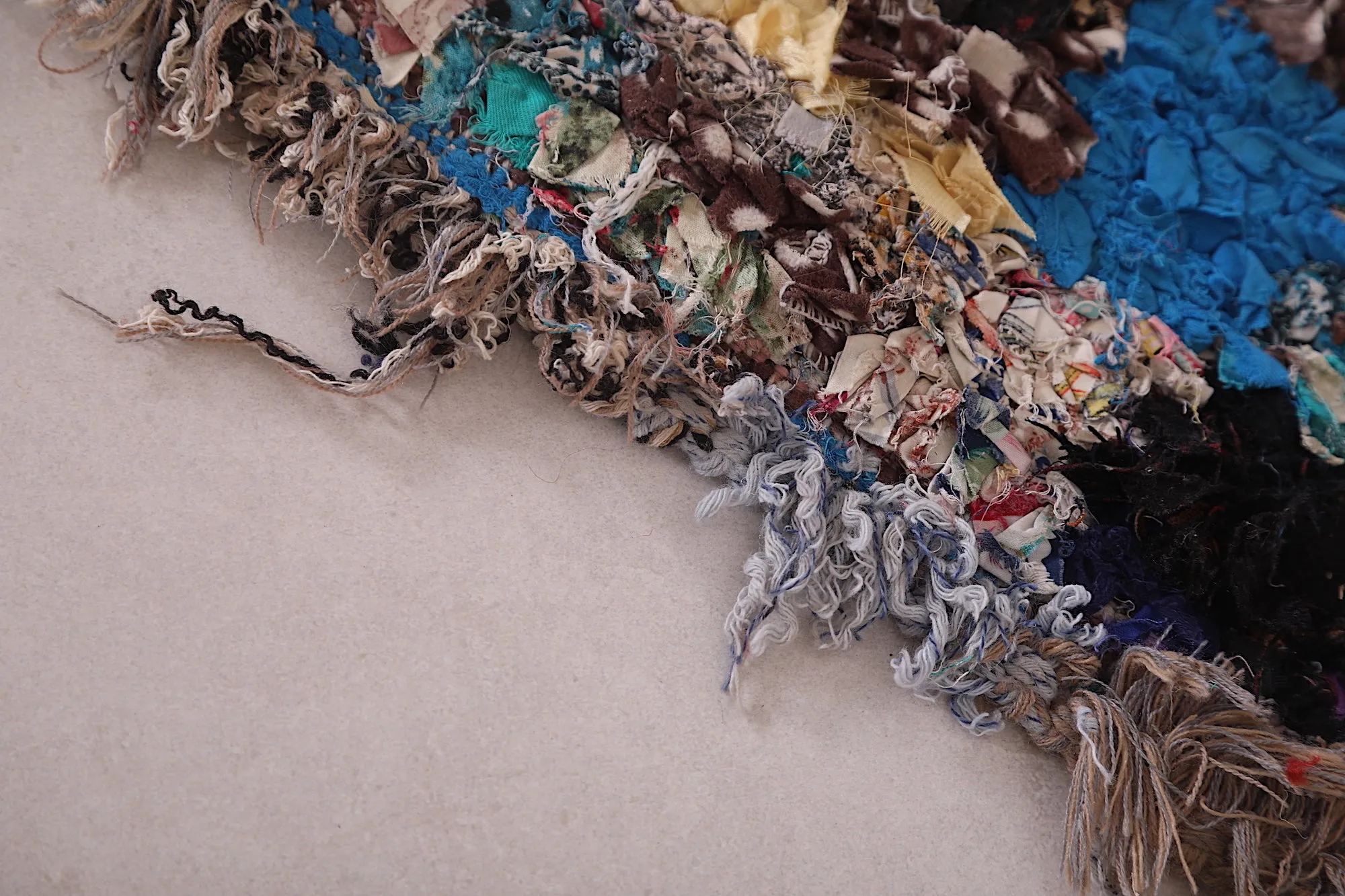 Colorful Runner Boucherouite Rug - 1.6 x 6.5 Feet