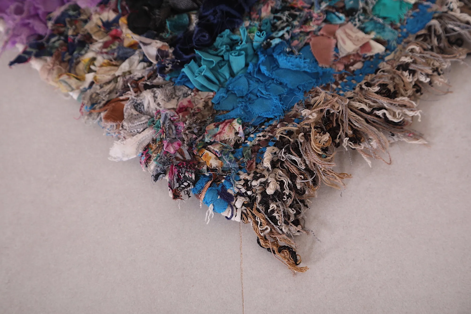 Colorful Runner Boucherouite Rug - 1.6 x 6.5 Feet