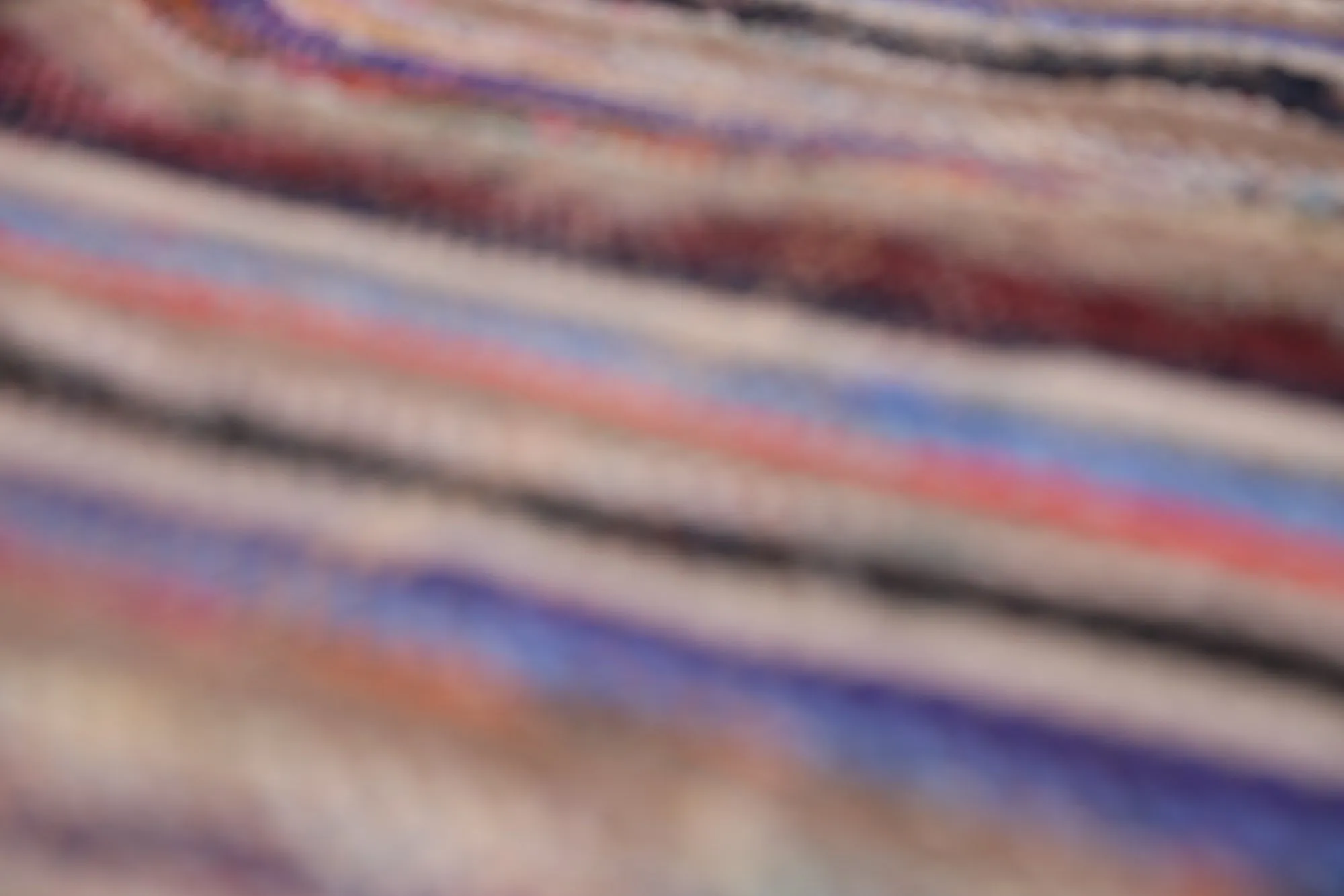 Colorful Runner Boucherouite Rug 4.3 x 7.7 Feet - Moroccan Handmade Beauty