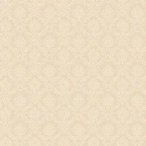 Cream Mini Sandra Damask SL27563 Wallpaper