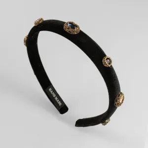 Crystal Velvet Baroque Headband