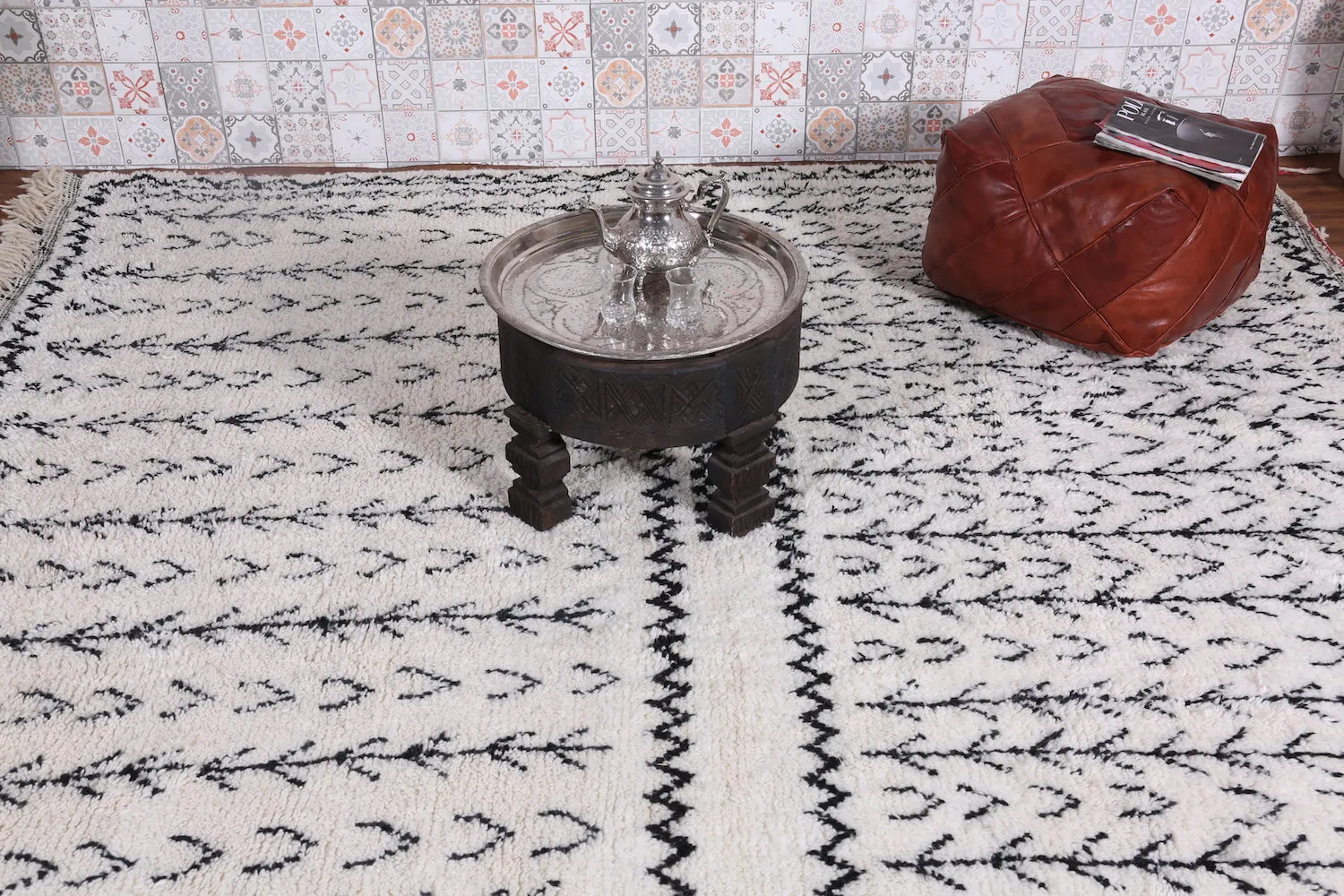 Custom Beni ourain rug - Wool rug- Berber rug
