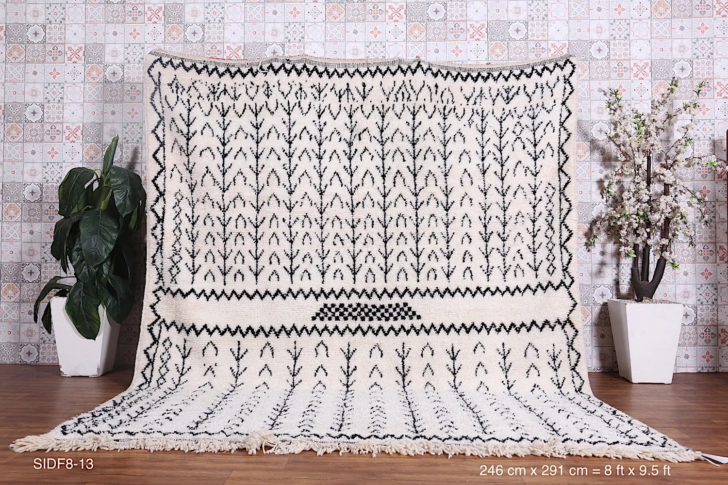 Custom Beni ourain rug - Wool rug- Berber rug
