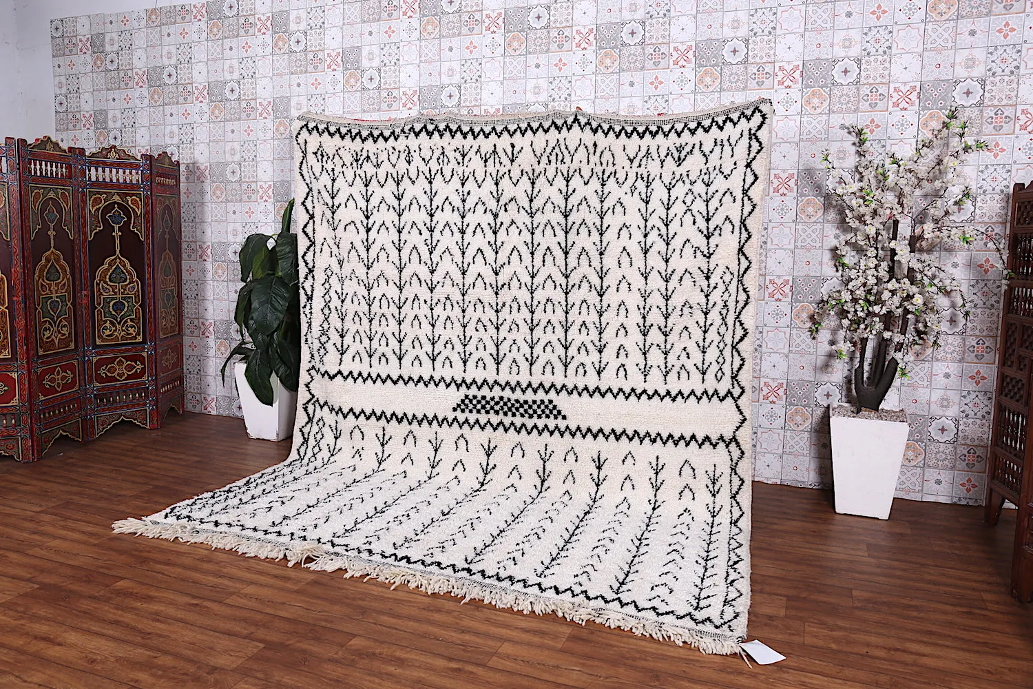 Custom Beni ourain rug - Wool rug- Berber rug