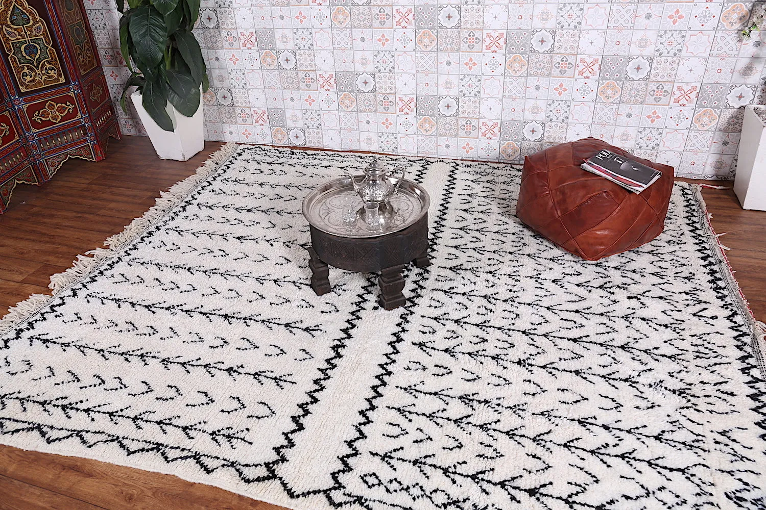 Custom Beni ourain rug - Wool rug- Berber rug