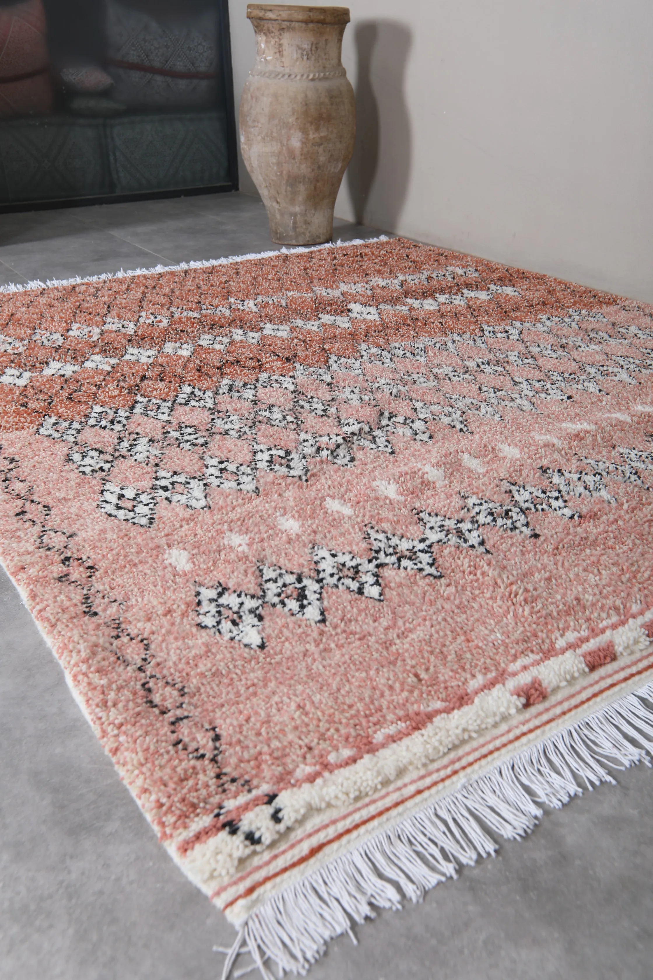 Custom Handmade berber rug - Moroccan berber rug Peach