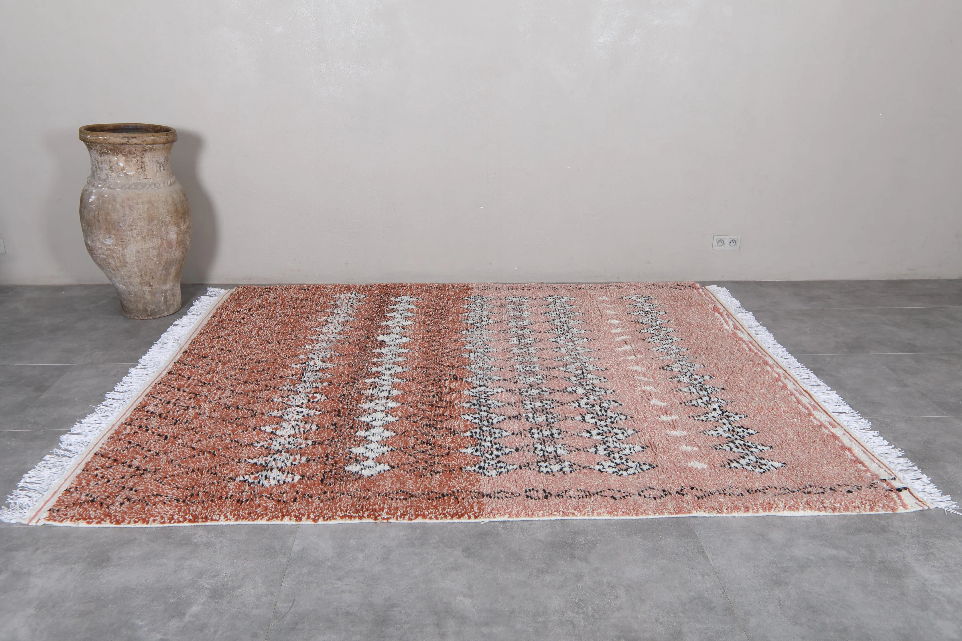 Custom Handmade berber rug - Moroccan berber rug Peach