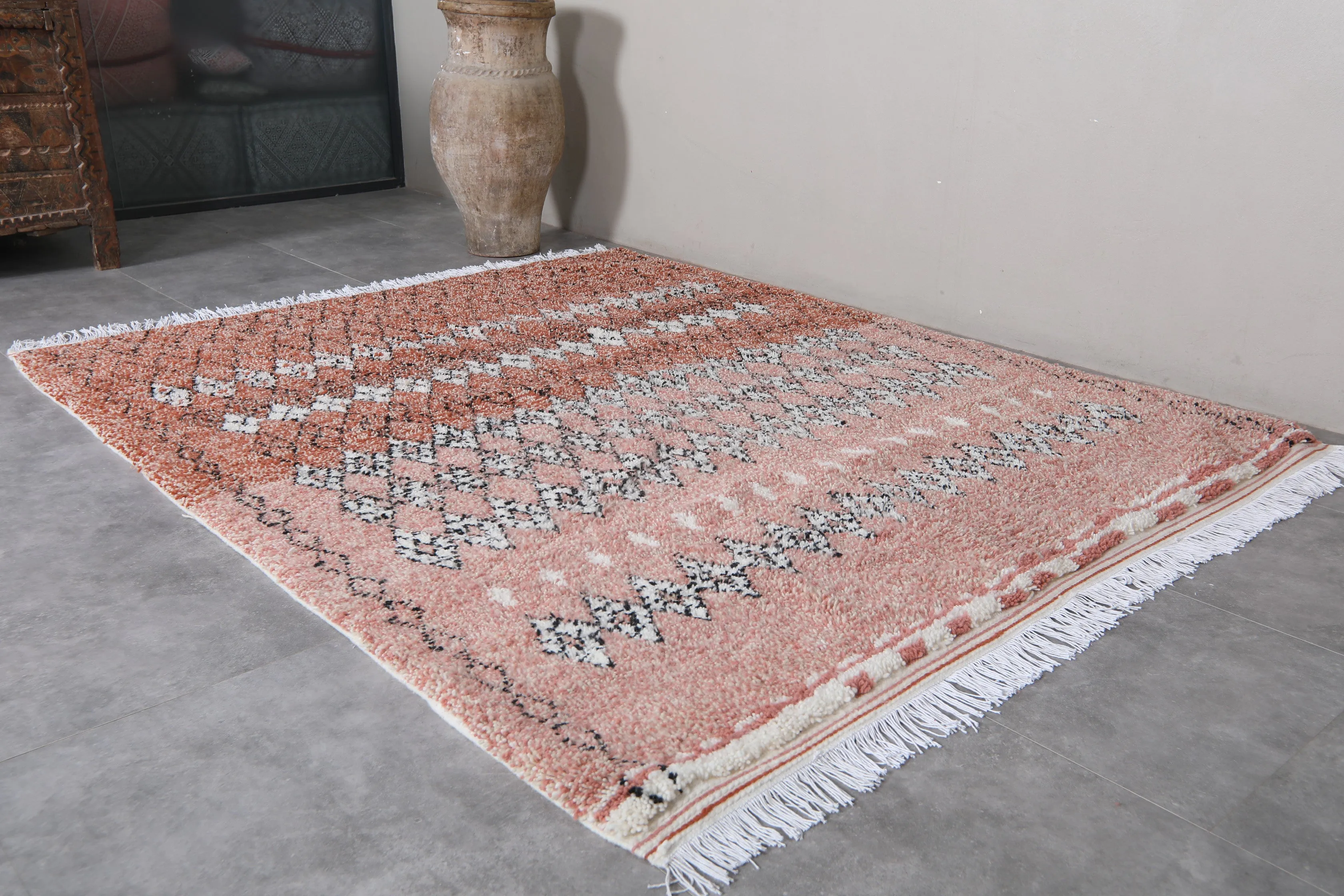 Custom Handmade berber rug - Moroccan berber rug Peach