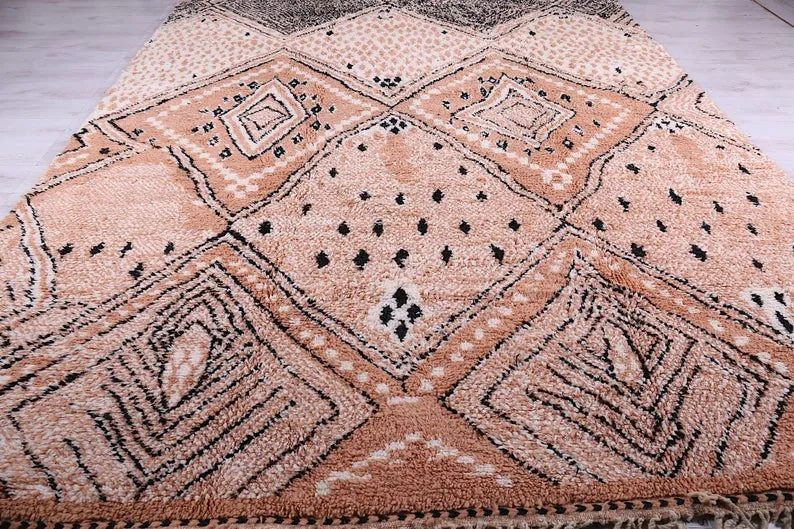 Custom Moroccan Carpet - Handmade Berber Azilal Rug