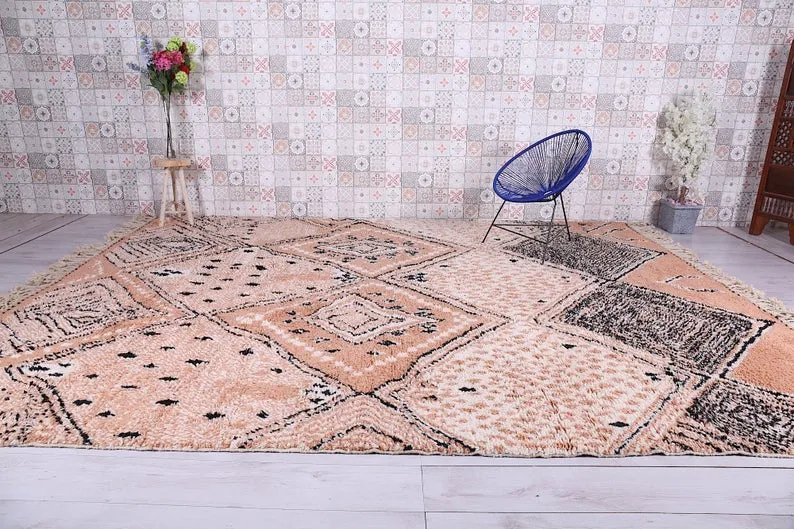 Custom Moroccan Carpet - Handmade Berber Azilal Rug