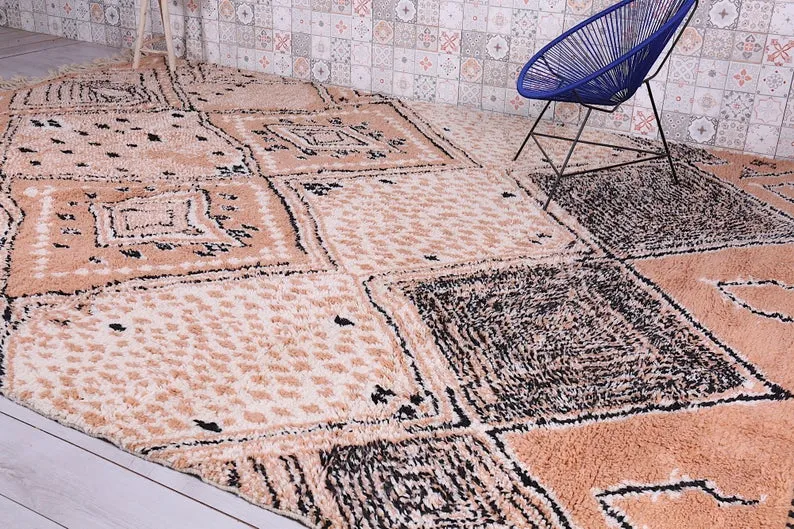 Custom Moroccan Carpet - Handmade Berber Azilal Rug
