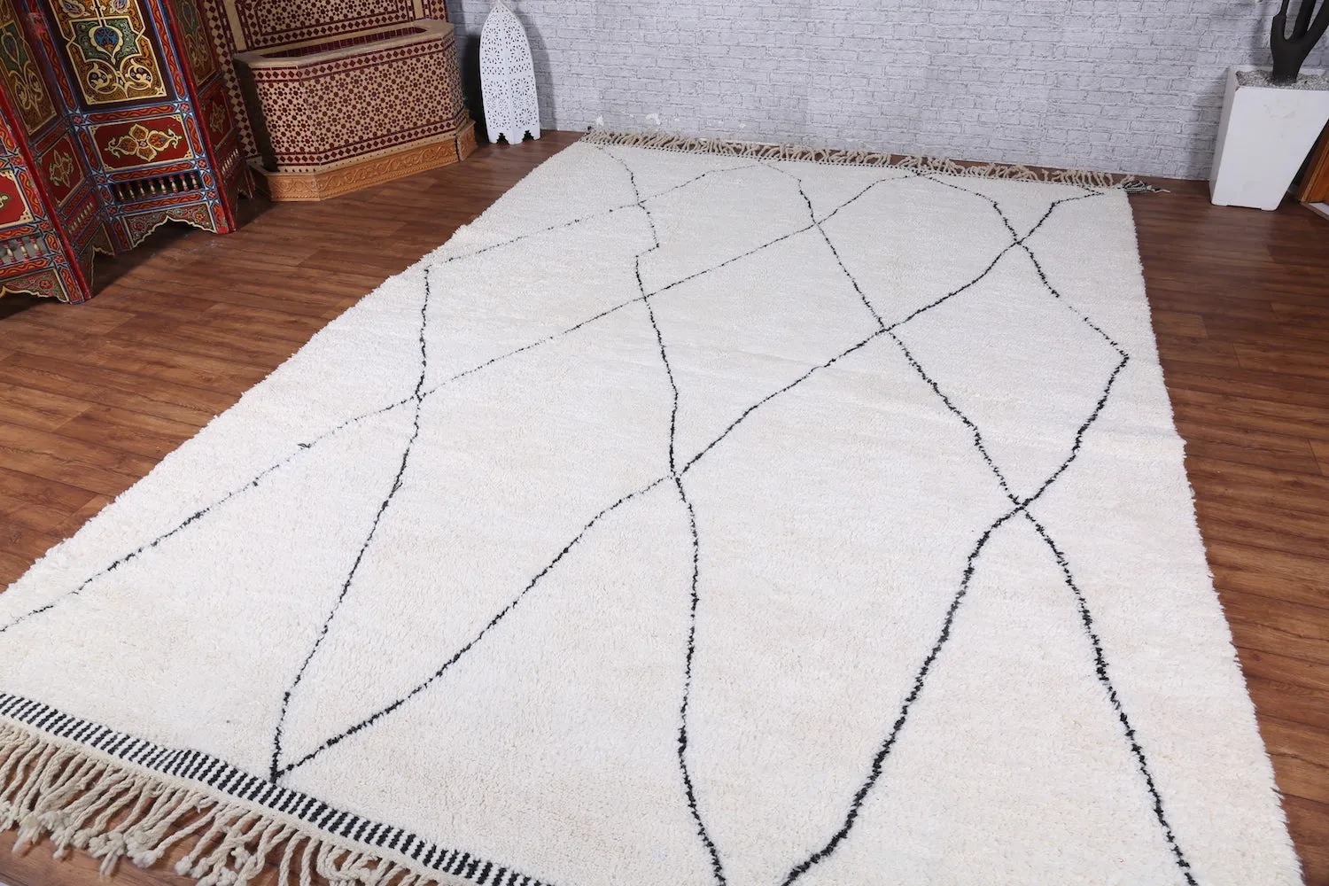 Custom Moroccan rug - beni ourain wool carpet