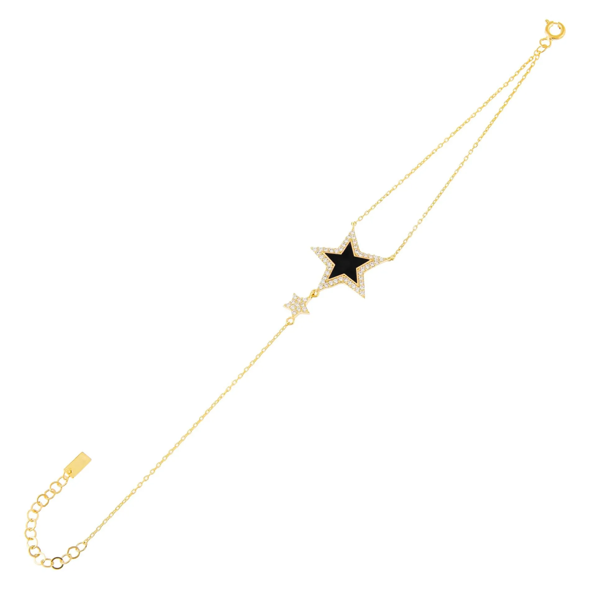 CZ Neon Star Bracelet