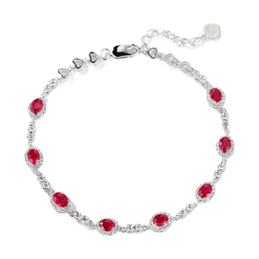 Diamond and Ruby Bracelet