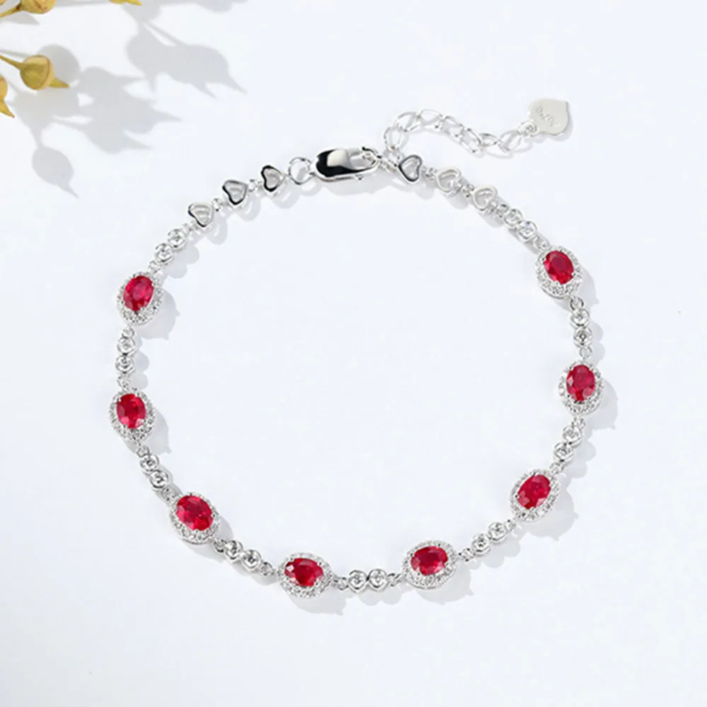 Diamond and Ruby Bracelet