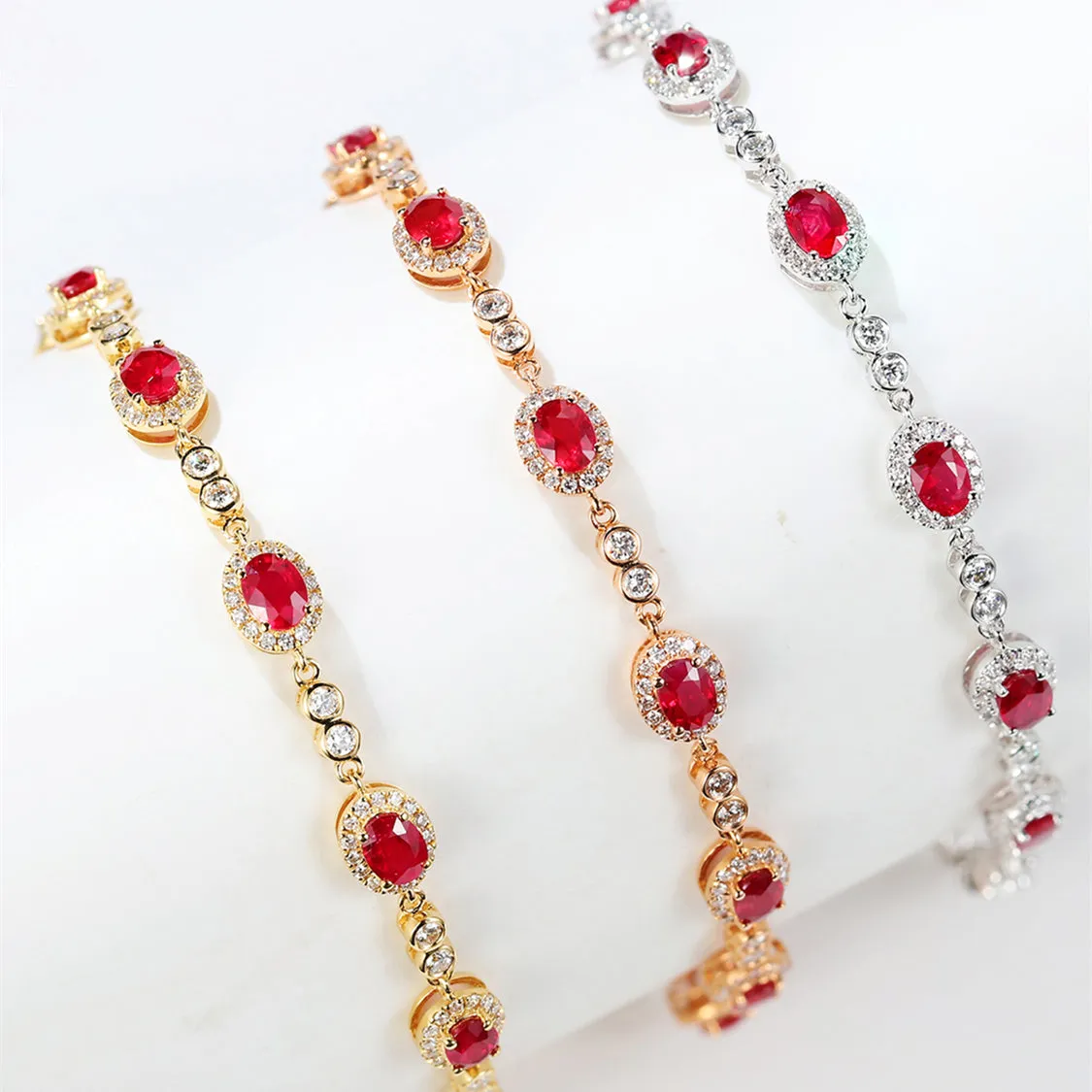 Diamond and Ruby Bracelet