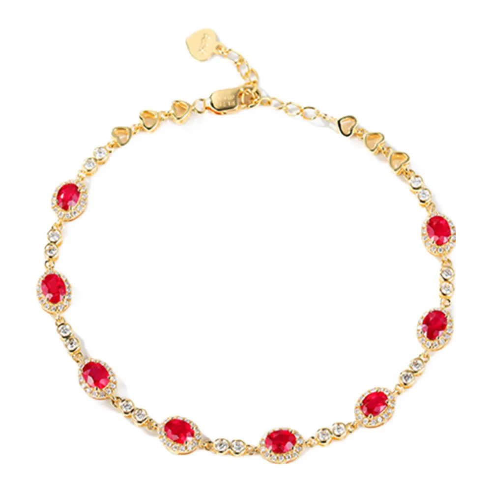 Diamond and Ruby Bracelet