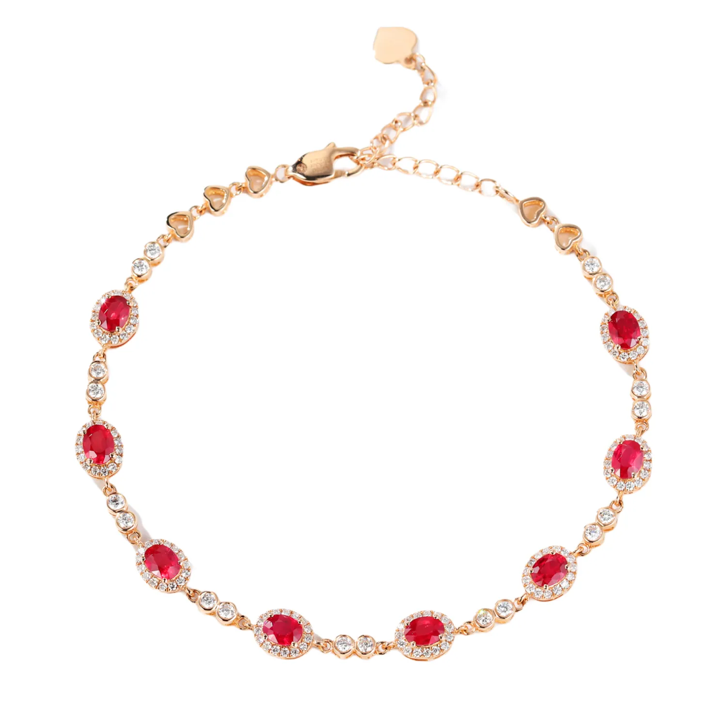 Diamond and Ruby Bracelet