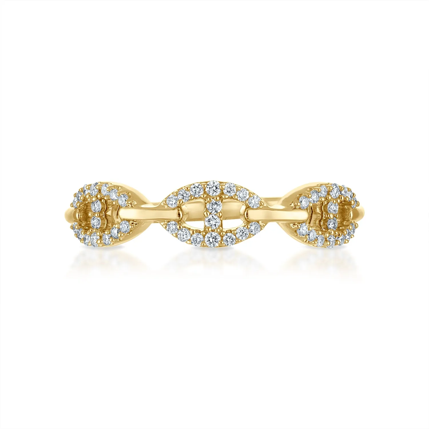 Diamond Link Ring