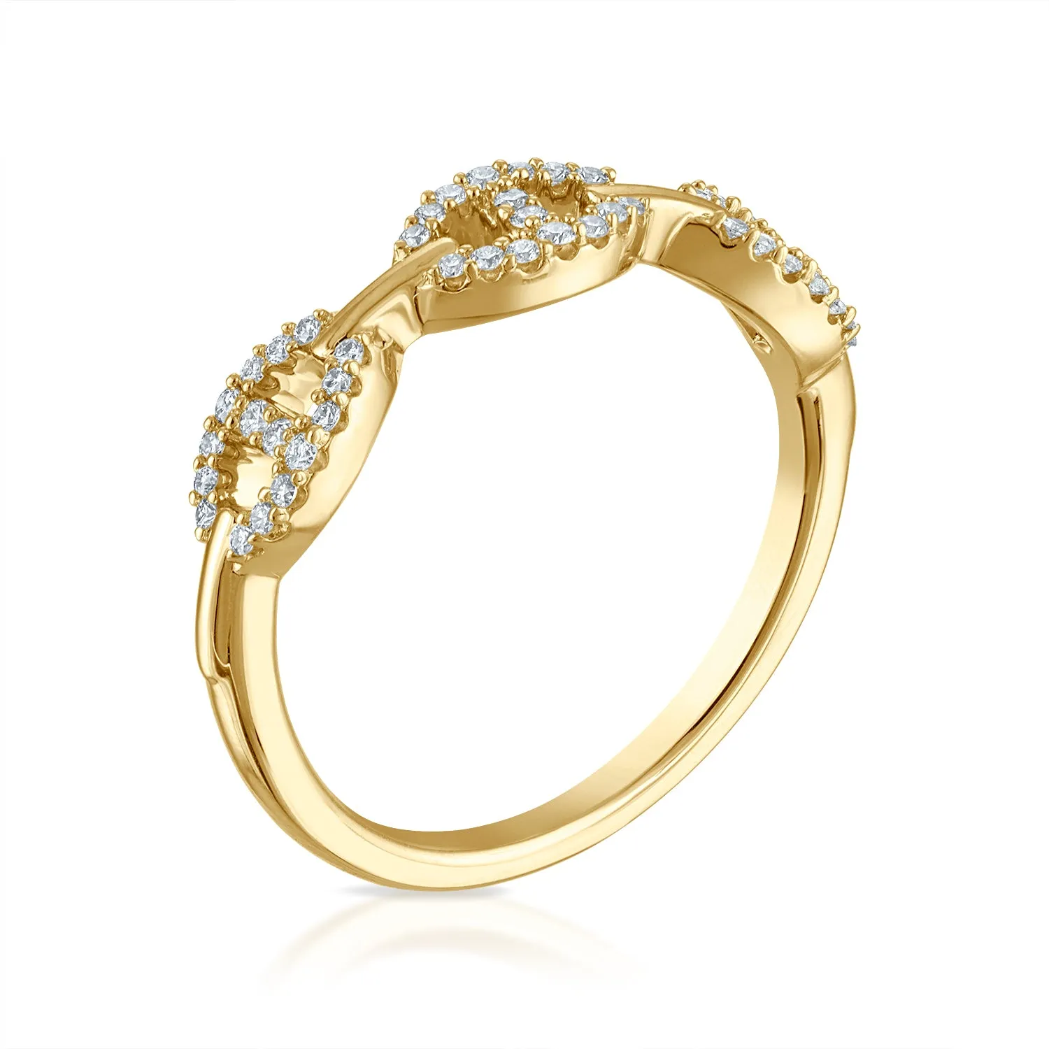 Diamond Link Ring