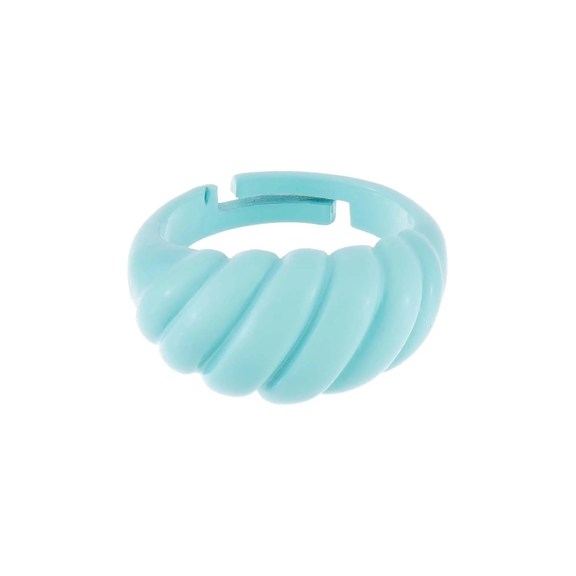 Enamel Braided Dome Ring