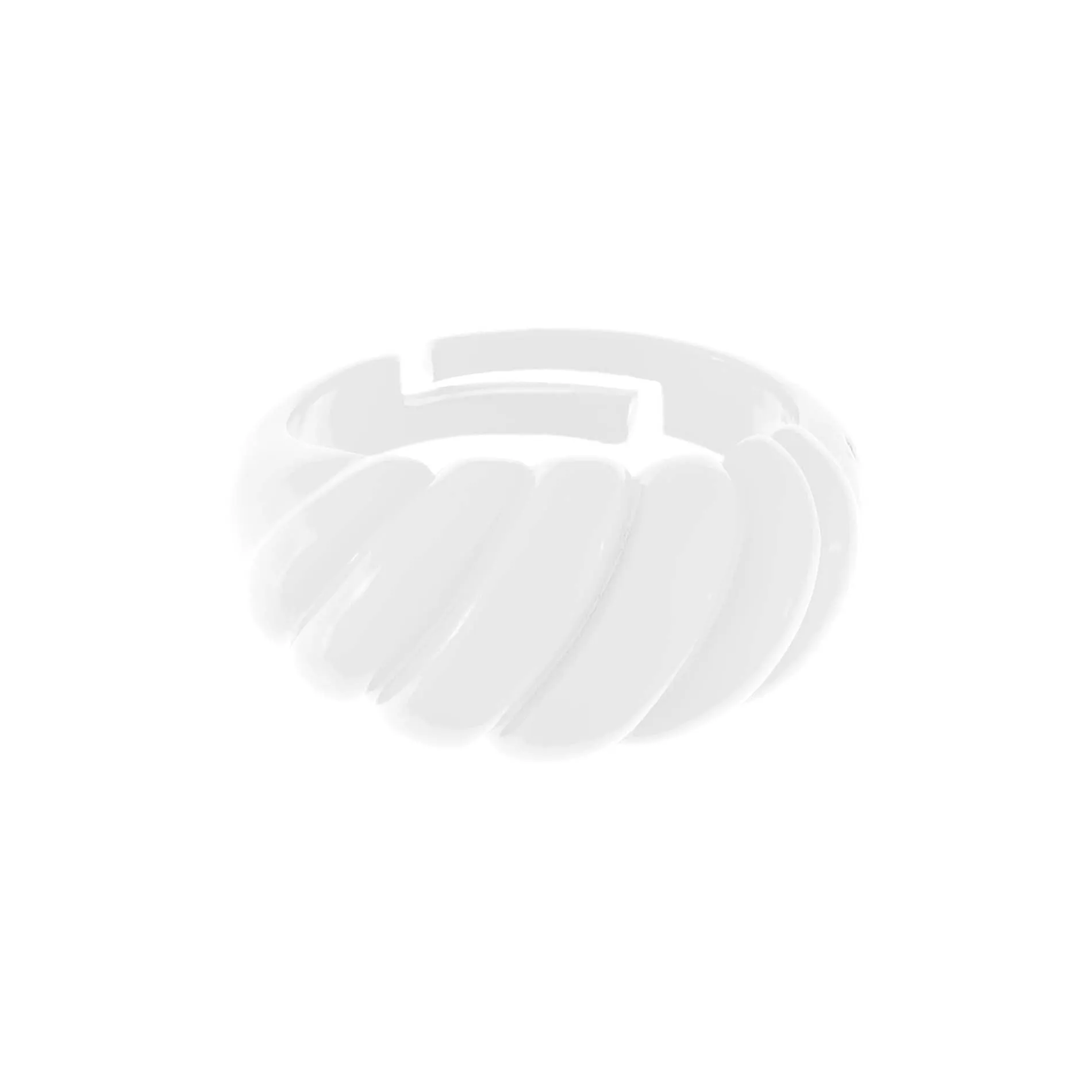 Enamel Braided Dome Ring