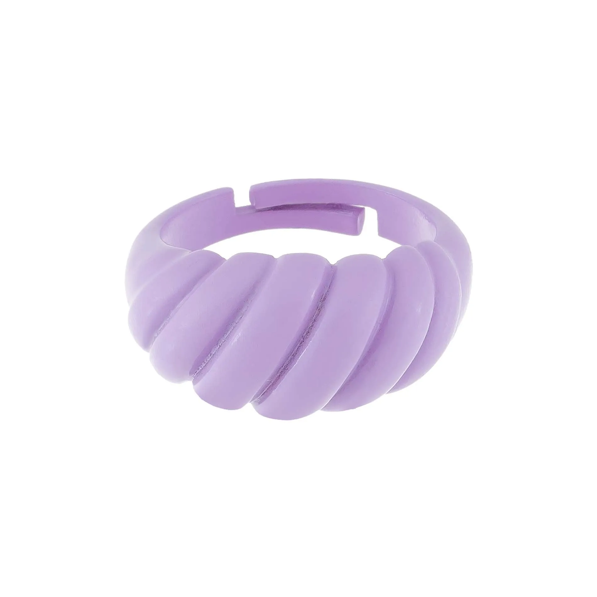 Enamel Braided Dome Ring