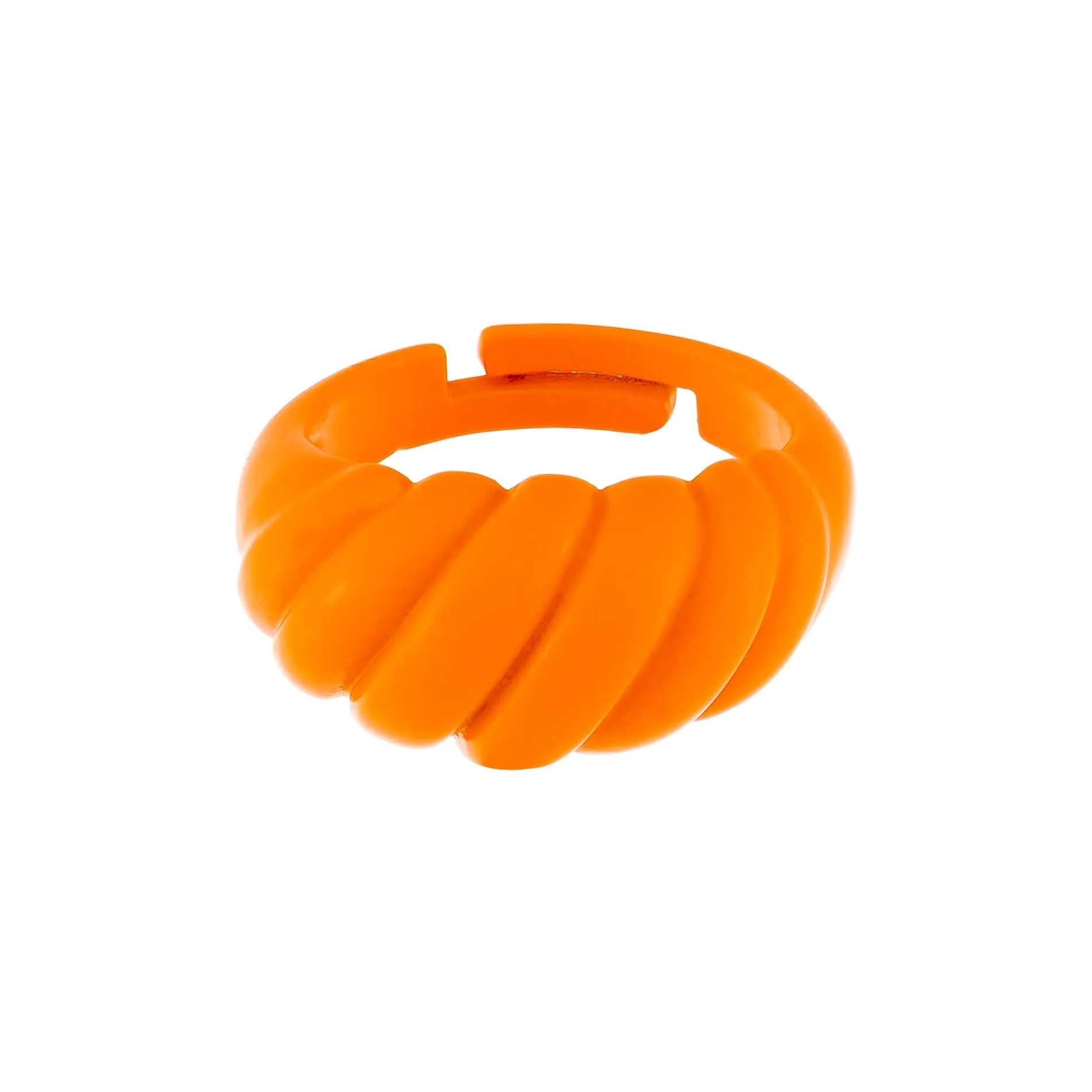 Enamel Braided Dome Ring
