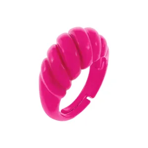 Enamel Braided Dome Ring