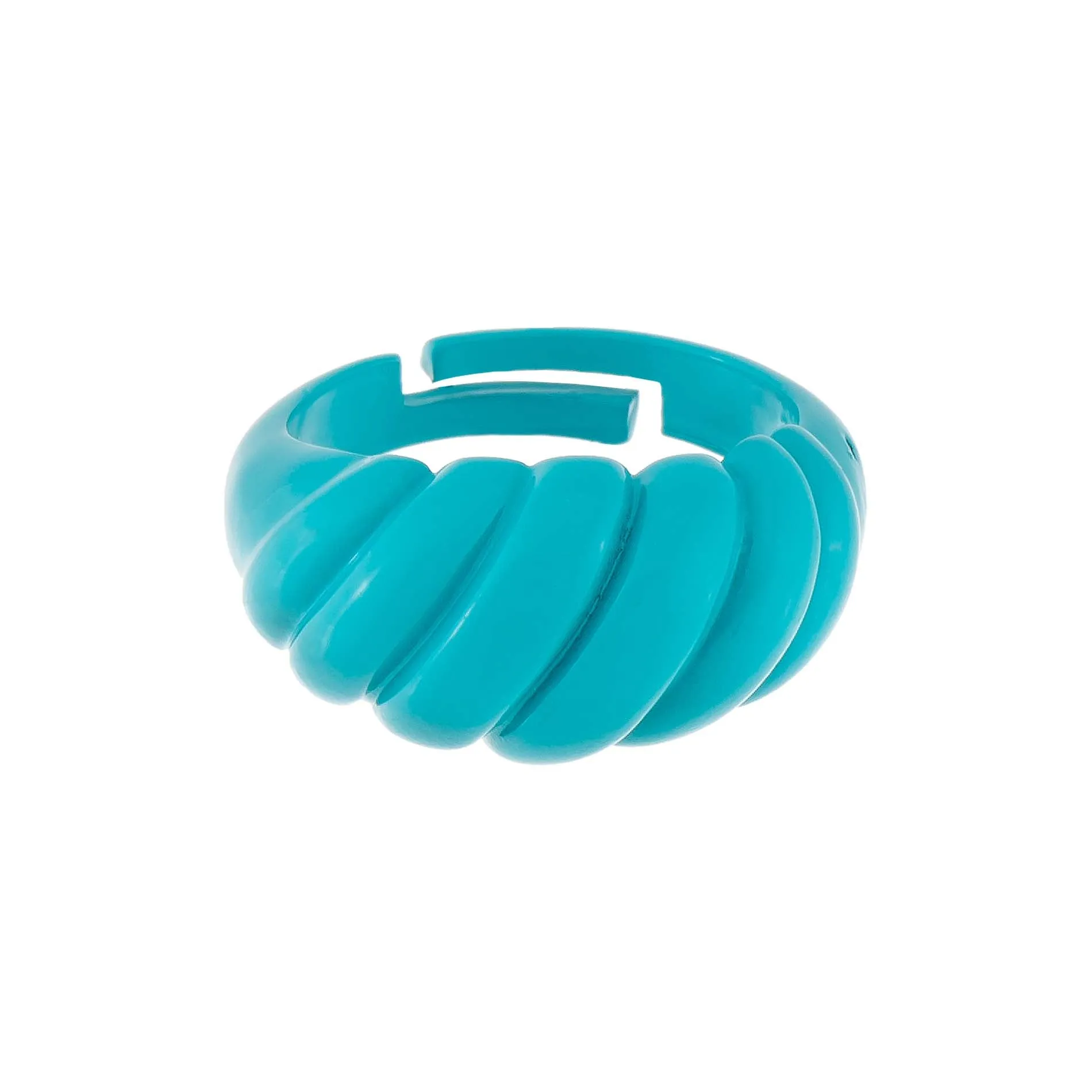 Enamel Braided Dome Ring