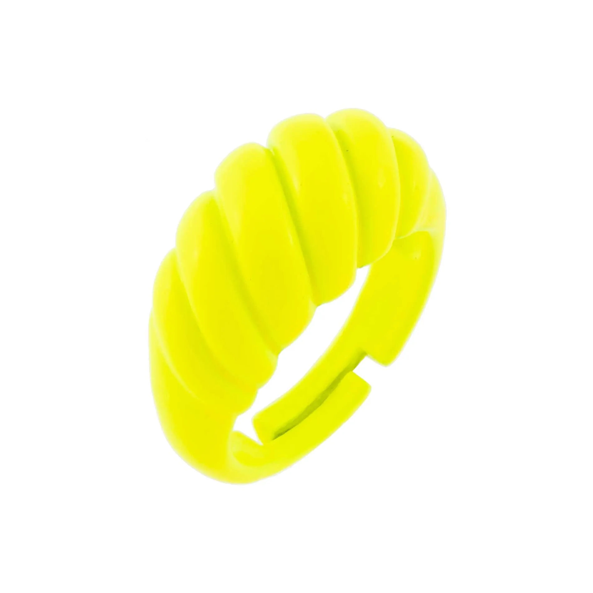 Enamel Braided Dome Ring